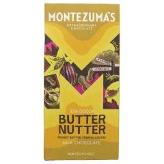 Montezumas Butter Nutter Truffle Bar - 12 x 90g (KB883)