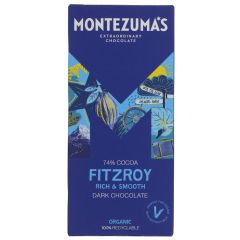 Montezumas FitzRoy Very Dark Chocolate - 12 x 90g (KB196)