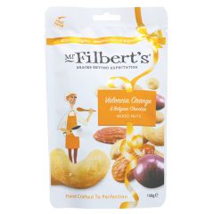 Mr Filberts Valencia Orange & Belgium Choc - 12 x 150g (ZX685)