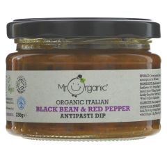 Mr Organic Antipasti Black Bean - 6 x 230g (KJ360)