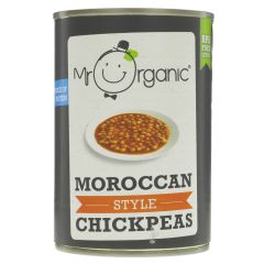 Mr Organic Moroccan Style Chickpeas - 12 x 400g (VF245)