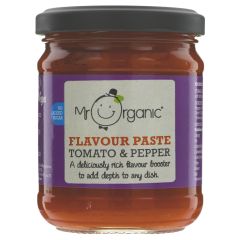 Mr Organic Tomato & Pepper Flavour Paste - 6 x 200g (KJ086)