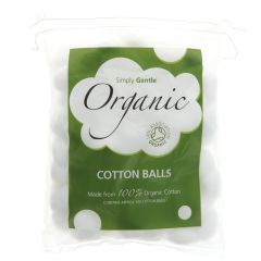 Simply Gentle Organic Cotton Wool Balls - 24 x 100 (DY098)