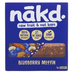 Nakd Blueberry Muffin Multipack  - 12 x 4 x 35g (KB779)