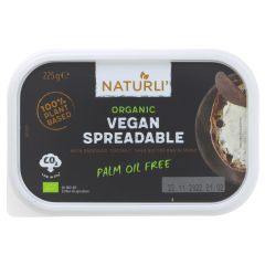 Naturli' Spreadable Vegan Butter - 24 x 225g (CV879)