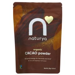 Naturya Organic Cacao Powder F/trade - 6 x 250g (MD216)