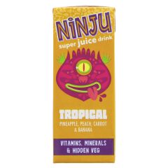 Ninju Tropical Super Juice Drink - 24 x 200ml (JU139)