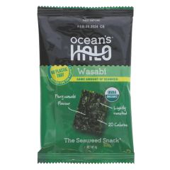 Ocean's Halo Wasabi Seaweed - 20 x 4g (HE013)