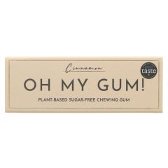Oh My Gum! Plant Based Cinnamon Gum - 12 x 19g (ZX362)