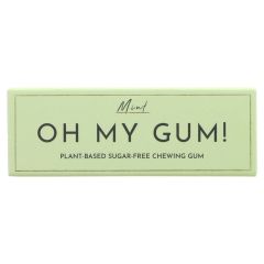 Oh My Gum! Plant Based Mint Chewing Gum - 12 x 19g (ZX347)