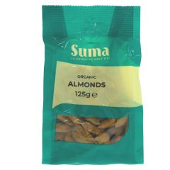 Suma Almonds - organic - 6 x 125g (NU217)