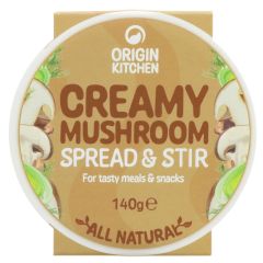 Origin Kitchen Mushroom Spread & Stir - 6 x 140g (CV717)