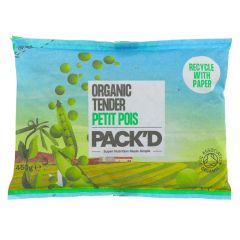 Pack'd Organic Petit Pois - 24 x 450g (XL228)