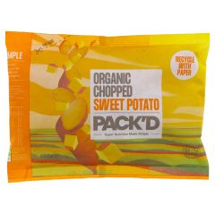 Pack'd Organic Sweet Potato Chunks - 24 x 450g (XL203)