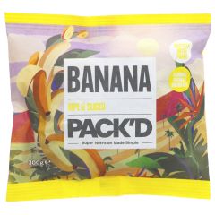 Pack'd Ripe & Creamy Sliced Banana - 10 x 300g (XL355)