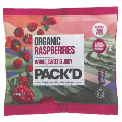 Pack'd Organic Raspberries - 10 x 300g (XL133)