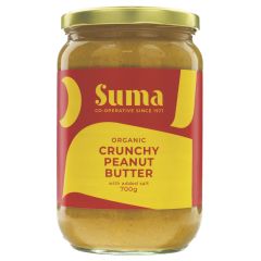 Suma Peanut Butter  Crunchy + Salt - 6 x 700g (GH047)