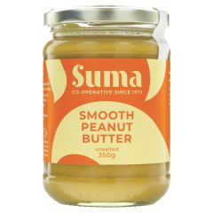 Suma Smooth Peanut Butter - 6 x 350g (GH117)