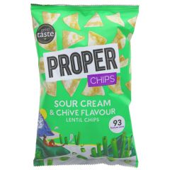 Properchips Sour Cream & Chive Chips - 8 x 85g (ZX451)