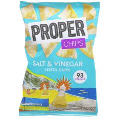 Properchips Salt & Vinegar Chips - 24 x 20g (ZX512)