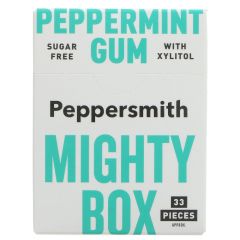 Peppersmith Mighty Box Peppermint Gum - 18 x 50g (ZX769)