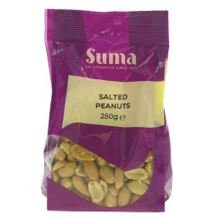 Suma Peanuts - roasted & salted - 6 x 250g (NU170)