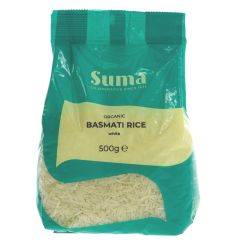 Suma Rice - white basmati organic - 6 x 500g (QS303)