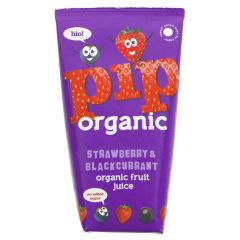 Pip Organic Strawberry & Blackcurrant - 6 x 4 x180ml (JU696)