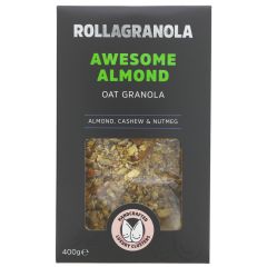 Rollagranola Awesome Almond Granola  - 6 x 400g (MX035)