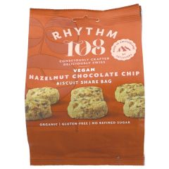 Rhythm 108 Hazelnut Chocolate Chip  - 8 x 135g (BT431)