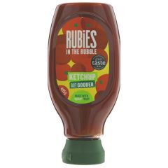Rubies In The Rubble Tomato Ketchup - Squeezy  - 6 x 485g (KJ315)