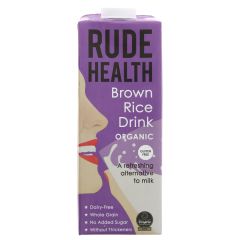 Rude Health Foods Brown Rice Drink - Organic - 6 x 1l (SY130)