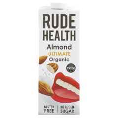 Rude Health Foods Ultimate Almond Milk - Organic - 6 x 1l (SY159)