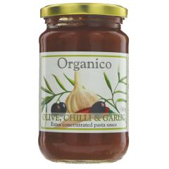 Organico Olive, Chilli & Garlic - organic - 6 x 360g (VF043)