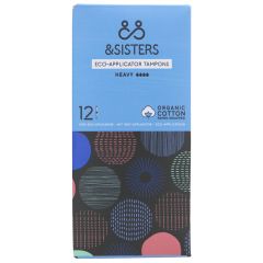 &sisters By Mooncup Eco Applicator Tampons - Heavy - 12 x 12 (NF107)