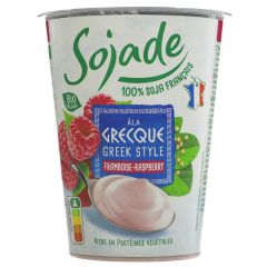 Sojade Greek Style Raspberry Yoghurt - 6 x 400g (CV730)