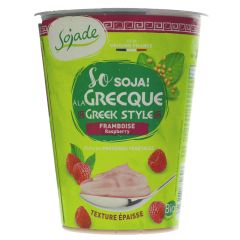 Sojade Greek Style Raspberry Yoghurt - 6 x 400g (CV730)