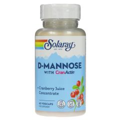 Solaray D-Mannose & CranActin - 1 x 60 caps (VM231)