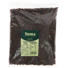 Suma Sultanas - organic - 2.5 kg (DR146)