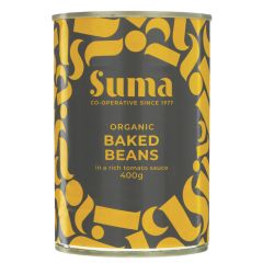 Suma Baked Beans - organic - 12 x 400g (VF550)