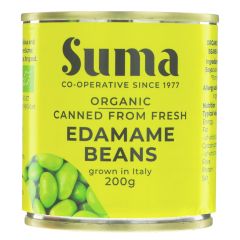 Suma Fresh Edamame Soybeans - organic  - 12 x 200g (VF950)