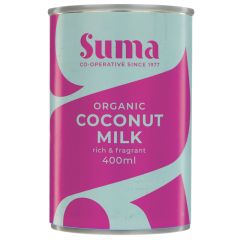 Suma Coconut Milk Organic - 6 x 400ml (LJ350)