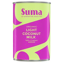Suma Light Coconut Milk - 6 x 400ml (LJ273)