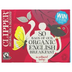 Clipper English Breakfast Organic - 4 x 80 bags (TE507)