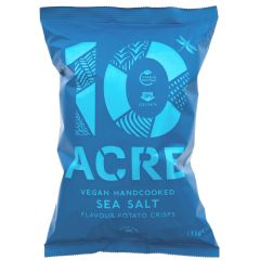 Ten Acre Crisps Sea Salt Crisps - 10 x 135g (ZX605)