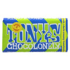 Tony's Chocolonely Dark Creamy Hazelnut Crunch - 15 x 180g (KB741)