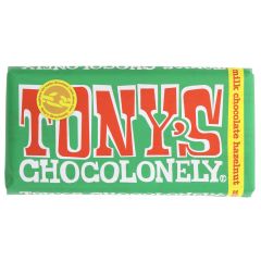 Tony's Chocolonely Milk Chocolate Hazelnut - 15 x 180g (ZX369)