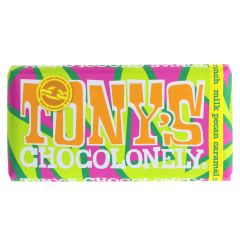 Tony's Chocolonely Milk Pecan Caramel Crunch - 15 x 180g (ZX673)
