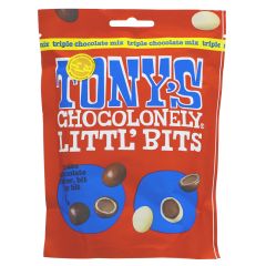 Tony's Chocolonely Littl'Bits Triple Choc Mix - 8 x 100g (KB865)