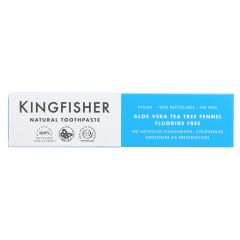 Kingfisher Toothpaste Aloe TeaTree Fennel - 12 x 100ml (DY669)